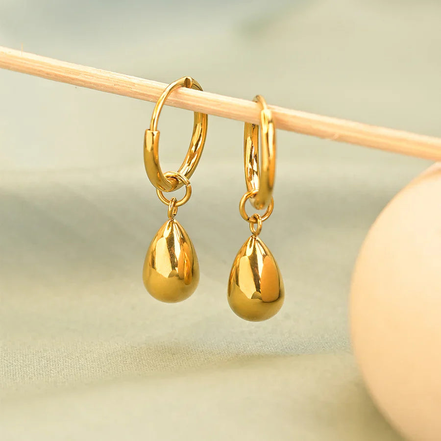 Waterdrop Hoop Earrings