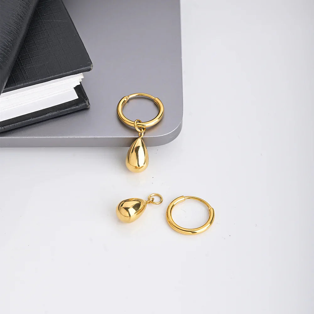 Waterdrop Hoop Earrings